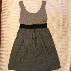 Gray tank top dress